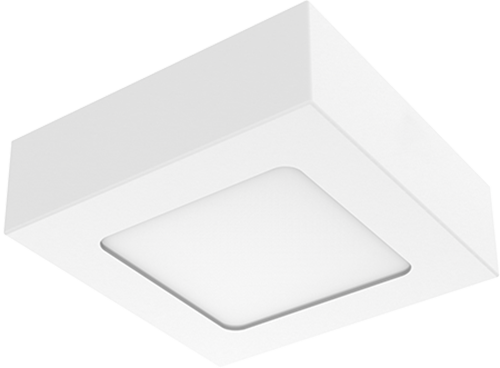 LED Square Surface Slim Downlight 6W Warm White