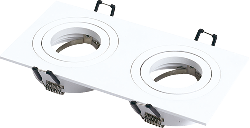 FF Twin MR16 Fixture w/ GU10 lampholder