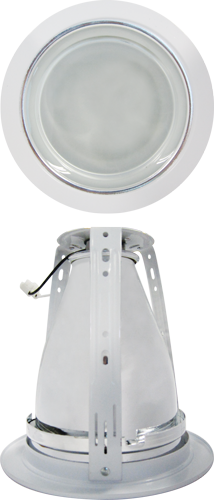 Firefly  Vertical Downlight Recessed Type with Full Frosted Glass