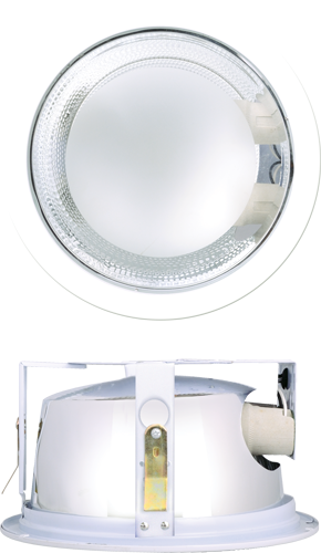 Firefly  Horizontal Downlight Recessed Type with Partial Frosted Glass