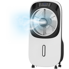 Load image into Gallery viewer, Rechargeable Mist Fan with Built-in Emergency Light