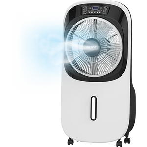 Rechargeable Mist Fan with Built-in Emergency Light