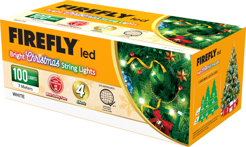 Bright Christmas Lights 100LED Multicolor Blinking