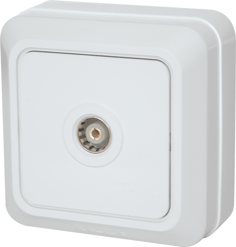 TV Outlet (Belling-Lee Type)  - White