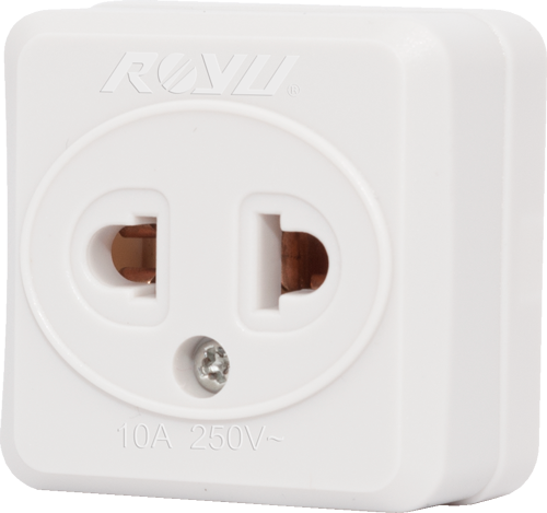 Single Convenience Outlet 10A - White