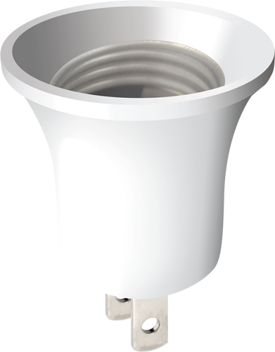 Socket Plug 3A - White