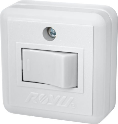 Surface Mounted Snap Switch 10A White