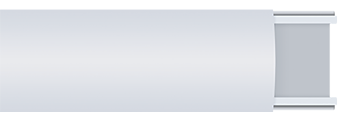 PVC Rectangular Moulding 30mm x 25mm x 2.44m