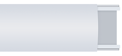 PVC Rectangular Moulding 40mm x 40mm x 2.44m